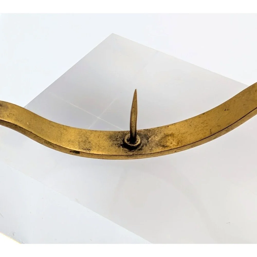 Vintage Signed A&F Tussie Mussie Flower Holder Posy Pin Boutonniere‎ Victorian